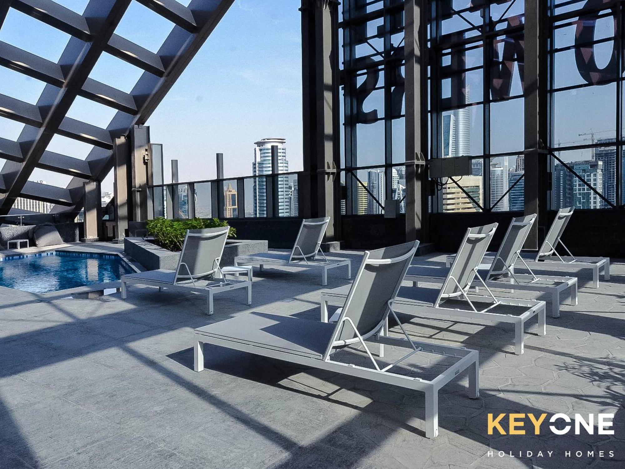 Sophisticated One Bedroom With Full Marina View Dubai Eksteriør bilde