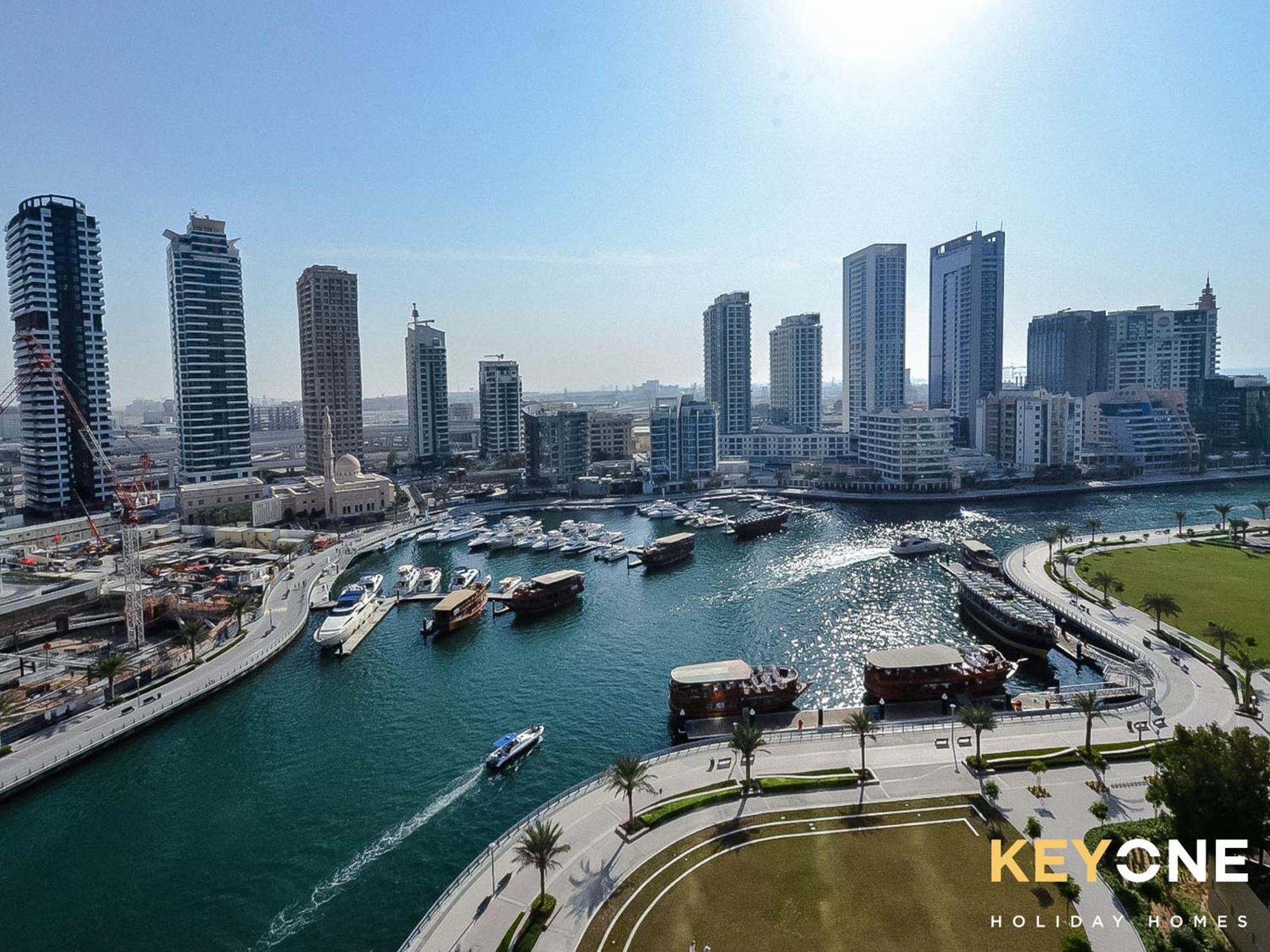 Sophisticated One Bedroom With Full Marina View Dubai Eksteriør bilde