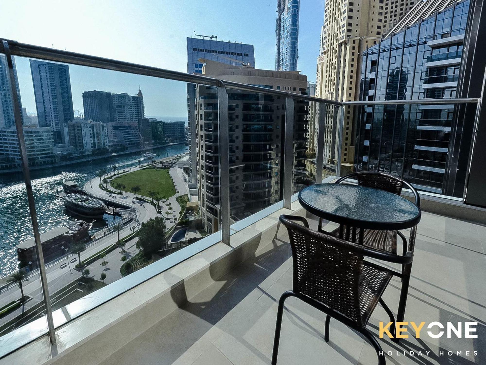 Sophisticated One Bedroom With Full Marina View Dubai Eksteriør bilde